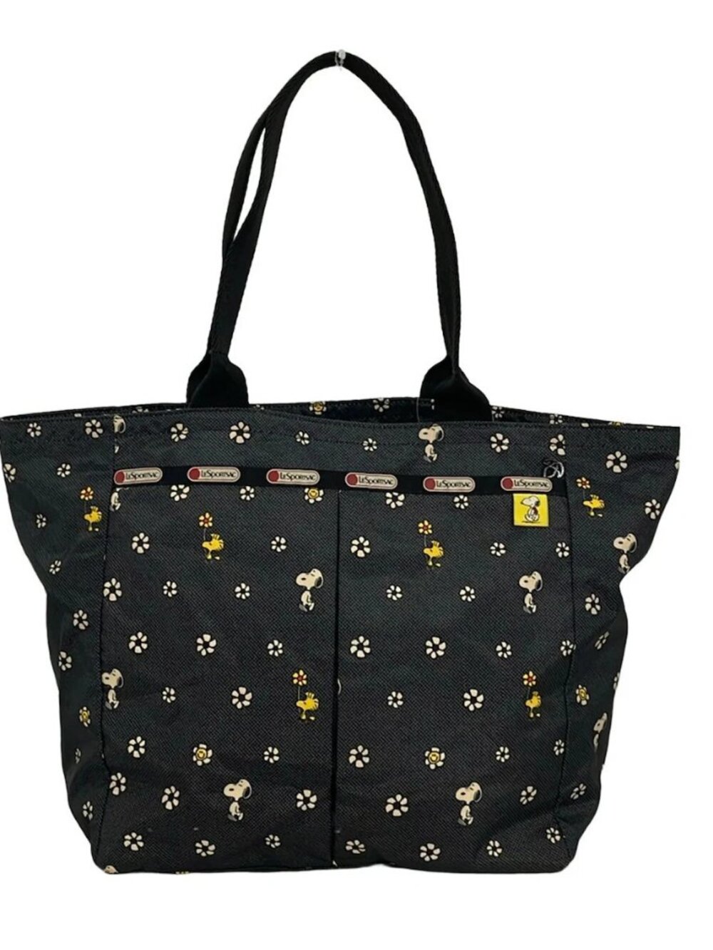 LESPORTSAC Dark Navy White Multi Respo Nylon Handbag